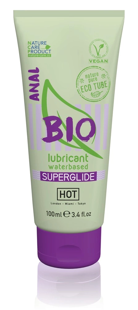 HOT BIO Superglide Anal Water-Based Lubricant 100 ml Eco