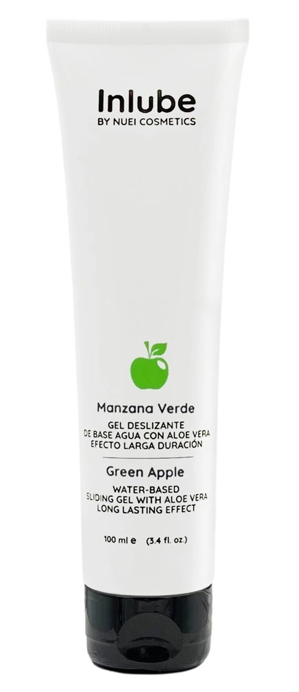 Nuei Inlube Water-Based Gel Green Apple 100ml Vegan Formula