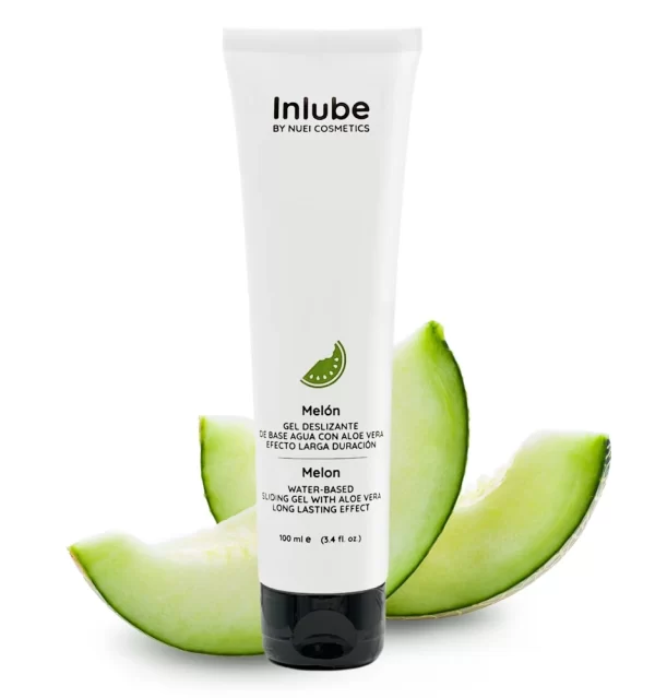 Nuei Inlube Water-Based Intimate Gel Melon 100ml Vegan Formula. Flavored. See formula