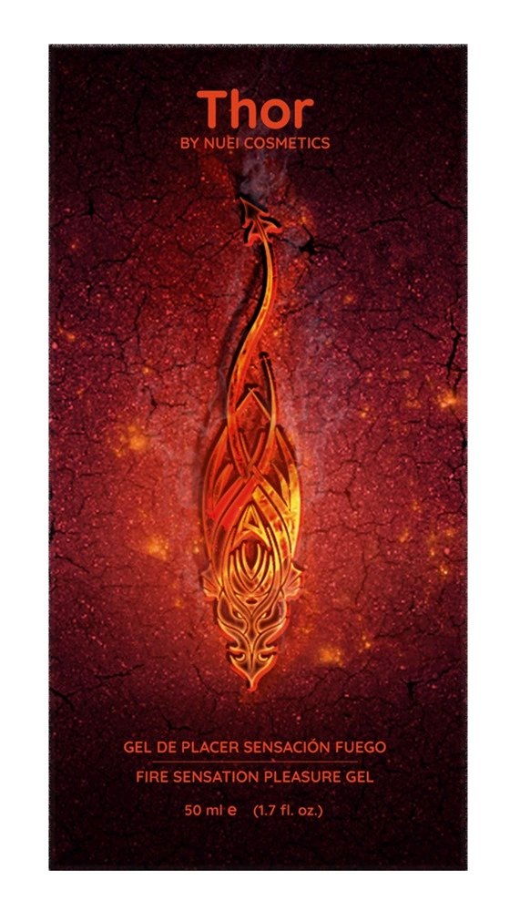 NUEI Thor Fire Gel Warming Sensation Water-Based 50ml Vegan