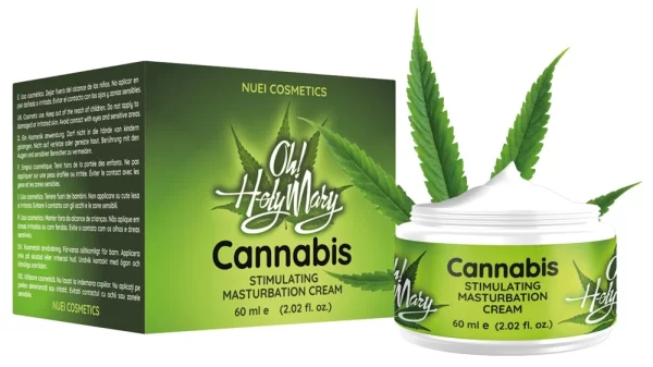 NUEI Oh Holy Mary Cannabis Intimate Cream 60ml - Vegan Lubricating Formula. Stimulating gel. See formula