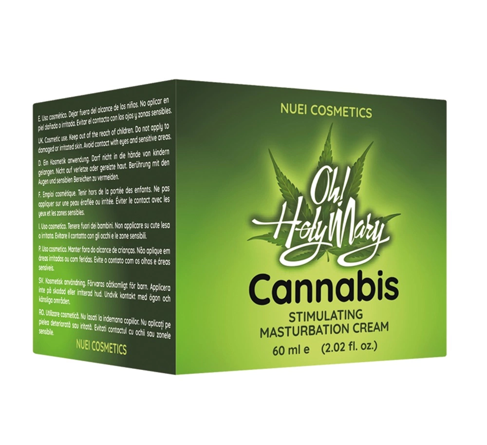 NUEI Oh Holy Mary Cannabis Intimate Cream 60ml - Vegan Lubricating Formula - Anelma NUEI Oh Holy Mary Cannabis Intimate Cream 60ml