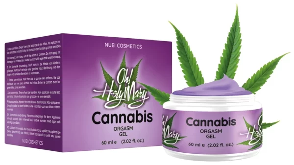 Nuei Oh! Holy Mary Vegan Gel with Hemp Oil 60ml - Sensitizing Formula. Stimulating gel. See formula