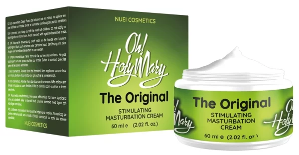 NUEI Oh! Holy Mary Intimate Cream with Hemp Oil 60ml Vegan Formula. Stimulating gel. See formula