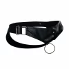 DNGEON Jockstrap with Metal Studs and Wide Hip Straps Black