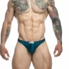 Justin+Simon Classic Tanga Men's Briefs Soft Breathable Black. Men underwear. See material