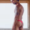 Justin+Simon Classic Tanga Men's Underwear Soft Breathable