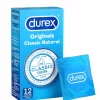 Durex Classic Natural 6 pcs 56mm Transparent Latex Comfort