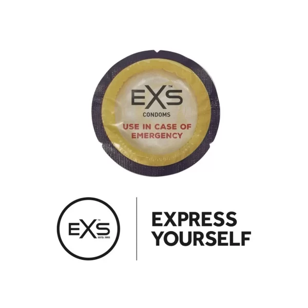 EXS Regular 54mm - 100 Latex Protective Sheaths