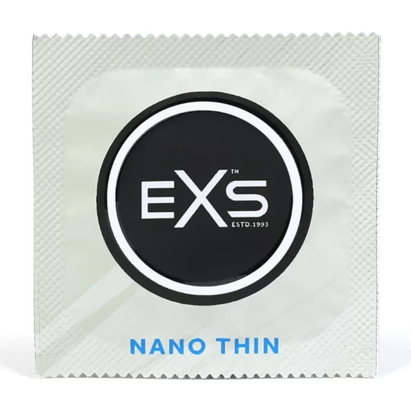 EXS Nano Thin 100-Piece Ultra-Thin Latex Protective Sheaths. Condoms. See formula