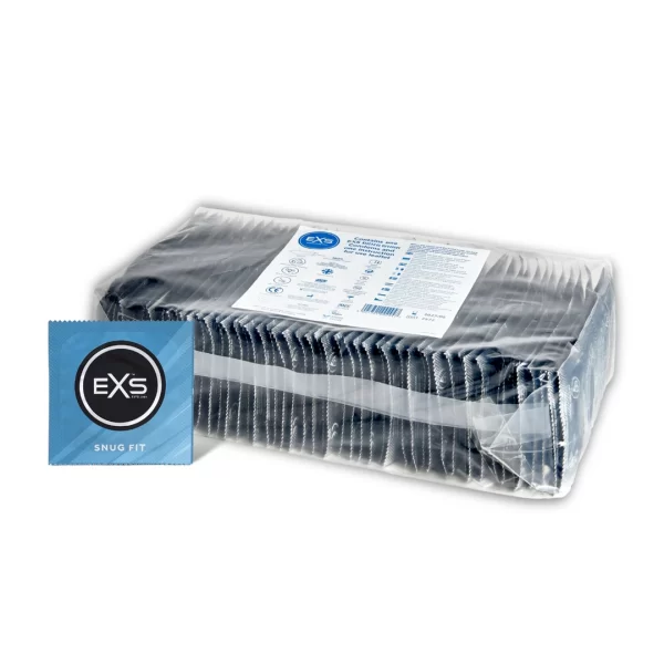 EXS Snug Fit 100-Pack - Slim Fit Latex Protective Covers - Anelma EXS Snug Fit 100-Pack - Slim Fit Latex Protective Covers