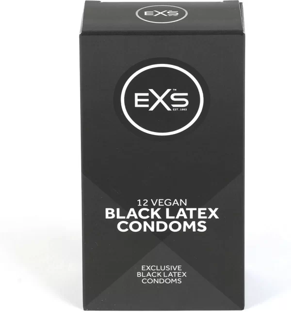 EXS Black Latex 12-Pack - Black Silky Latex Barrier
