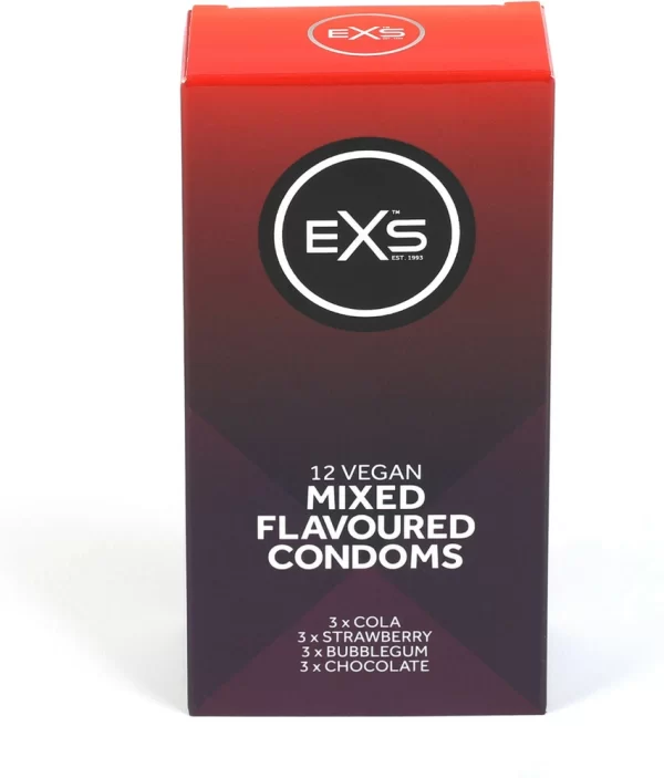 EXS Mixed Flavored Condoms 12-Pack
