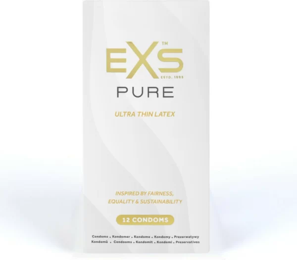 EXS Pure Ultra-Thin Latex Protection 12 Pack