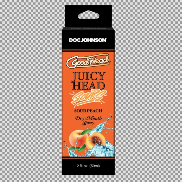 GoodHead Juicy Head Moisturizing Oral Spray Sour Peach 60ml Vegan. Flavored. See formula