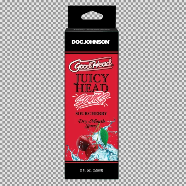 GoodHead Juicy Head Dry Mouth Spray Sour Cherry 60ml - Freshening Formula. Flavored. See formula