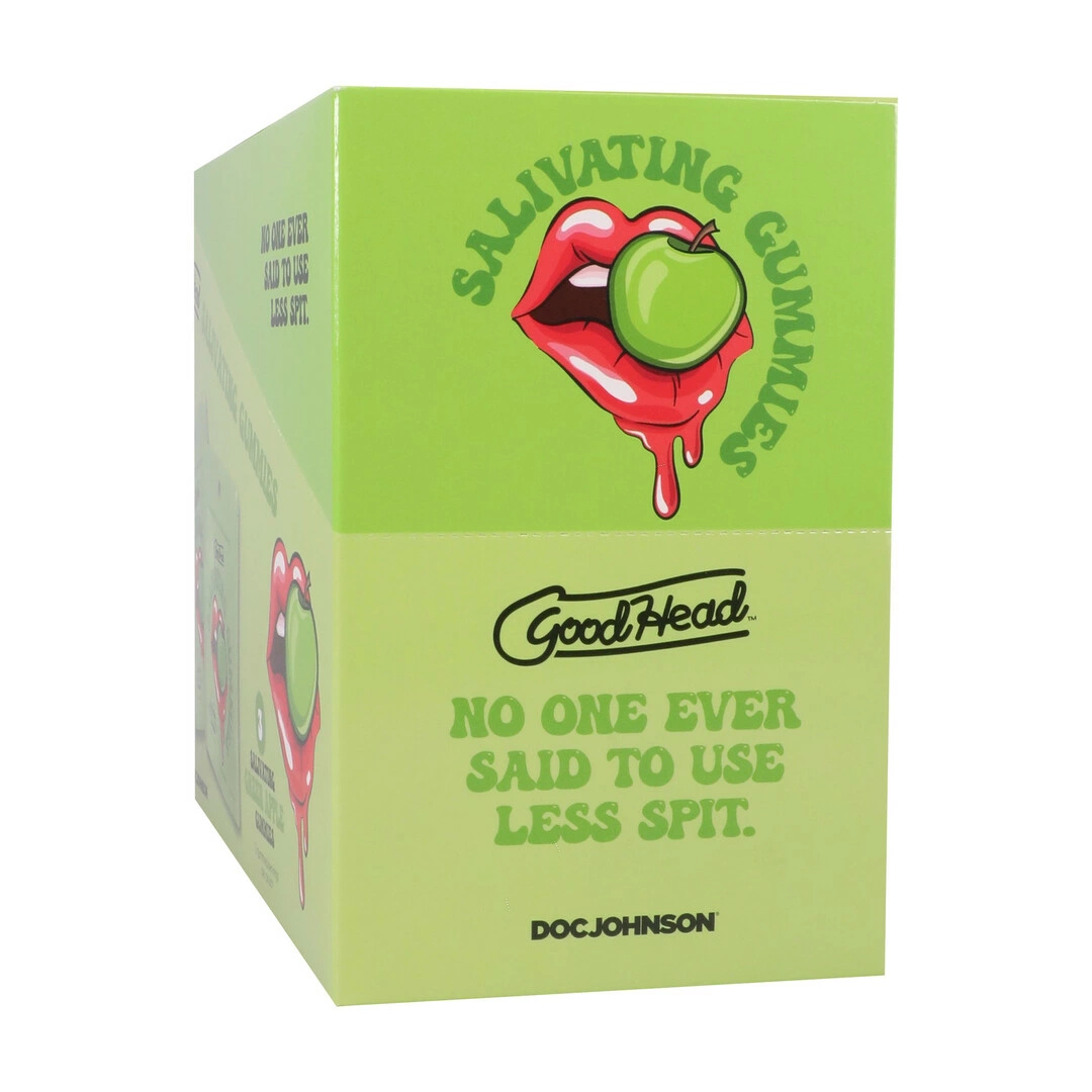 Goodhead Green Apple Flavor Edible Gummies 24-Pack 12g - Anelma Goodhead Green Apple Flavor Edible Gummies 24-Pack 12g Display Box. Stimulating gel. See formula