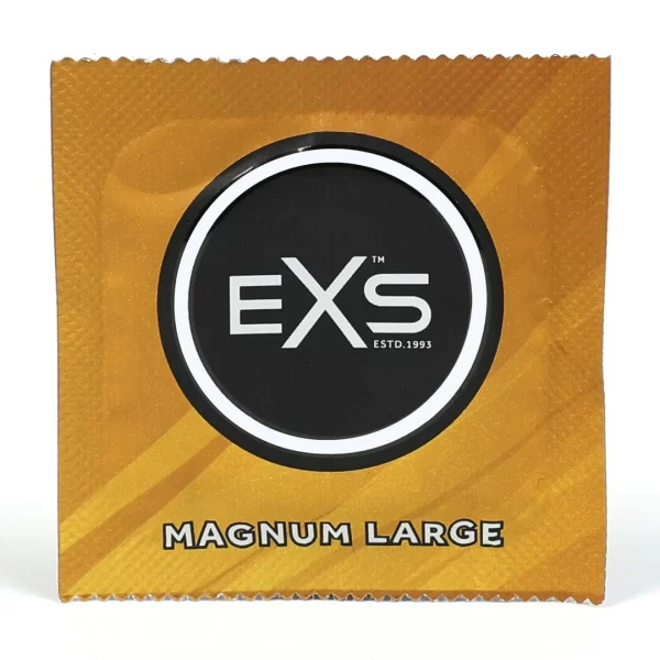 EXS Magnum 60mm Large Size Latex Protection 144-Pack. Condoms. Product details include formula