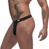 Male Power Pure Comfort Modal Bong Thong Black Comfort Fit