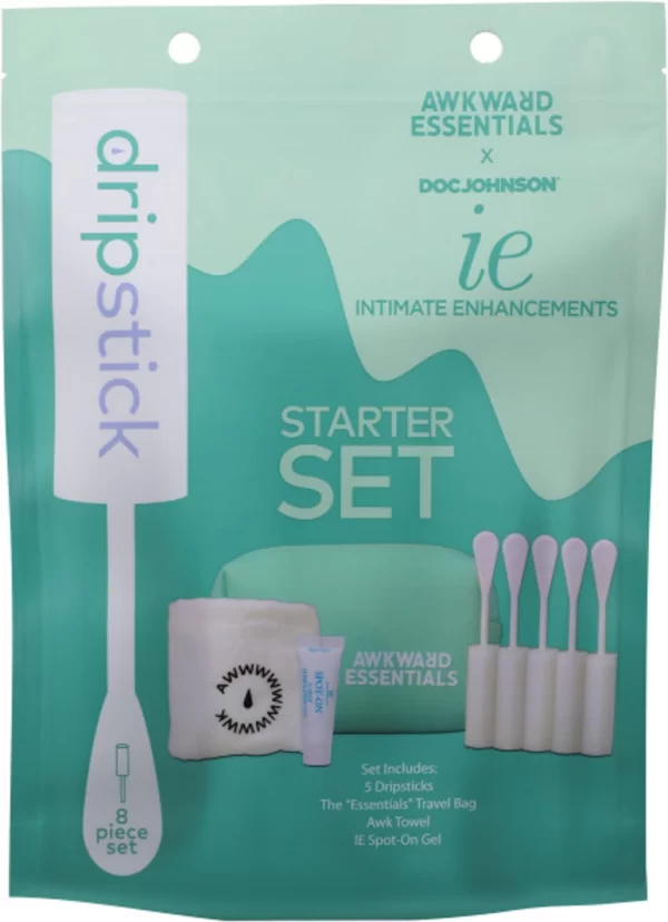 Dripstick Starter Set - Complete Hygiene & Care Kit with Travel Bag. Natural. See formula