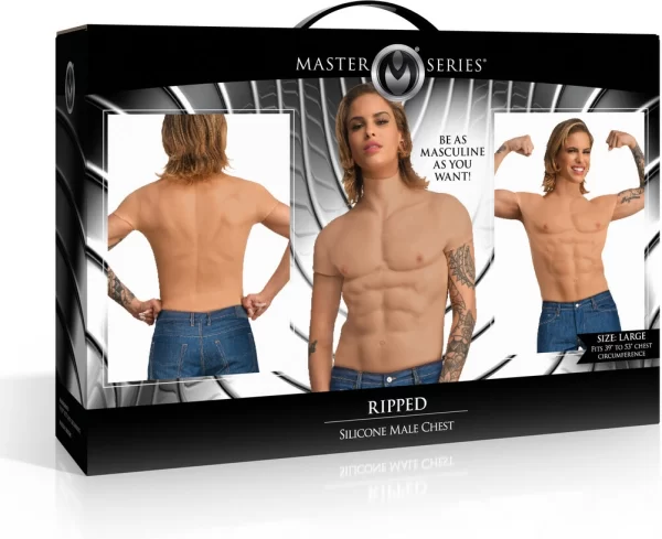 Ripped Silicone Male Chest by Ripped