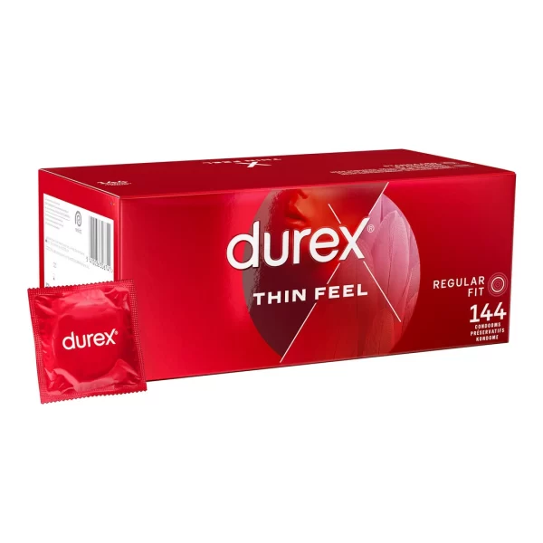 Durex Thin Feel Ultra Thin Condoms 144-Pack