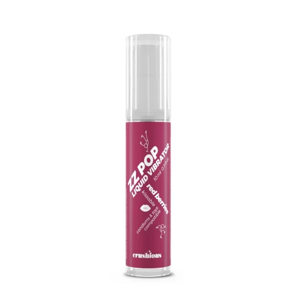 ZZ Pop Kissable Liquid Vibrator Red Berries 10ml