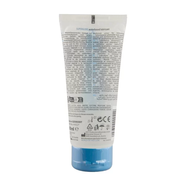 HOT Superglide Water-Based Lubricant 100ml - Advanced Formula