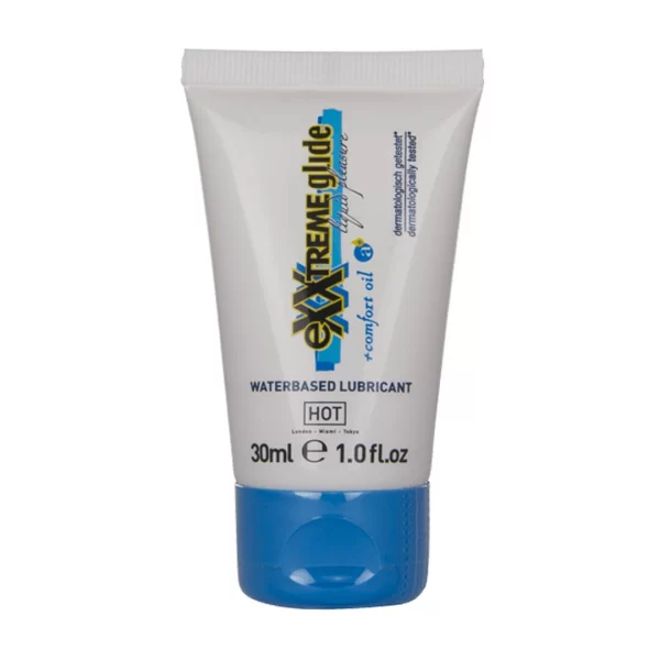 HOT Exxtreme Glide Water-Based Lubricant with Comfort Oil