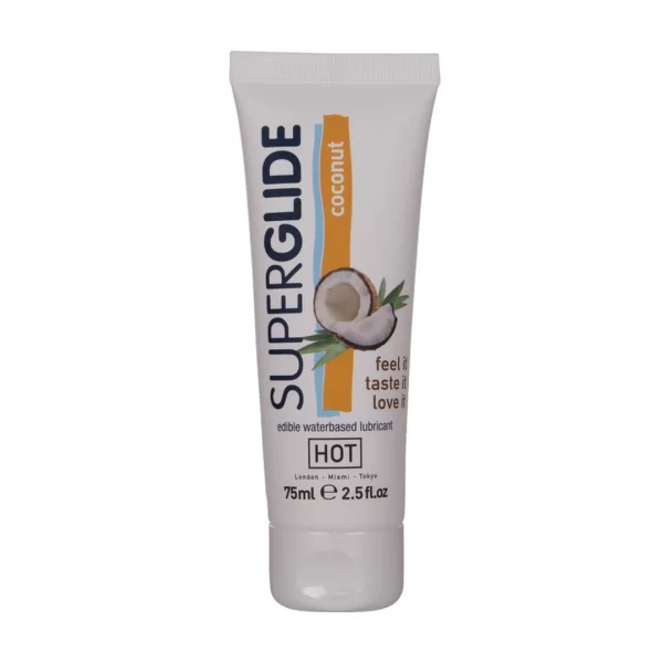 HOT Superglide Edible Water-Based Lubricant 75 ml