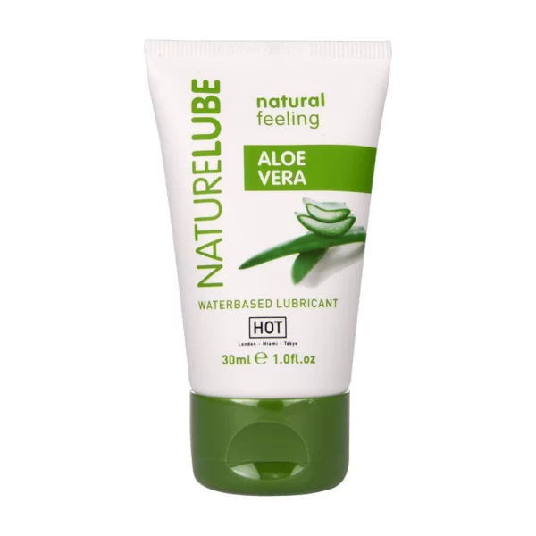 HOT Nature Lube Aloe Vera Water-Based Lubricant 30ml Skin