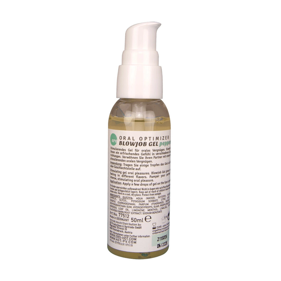 Oral Optimizer Deepthroat Gel Peppermint 50ml - Anelma Oral Optimizer Deepthroat Gel Peppermint 50ml - Refreshing Flavor Formula. Desensitize. See formula