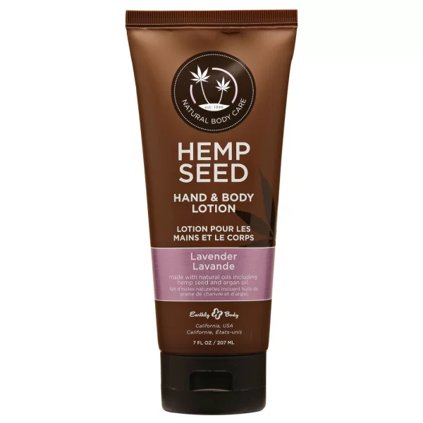 Earthly Body Lavender Hand & Body Lotion with Hemp & Argan