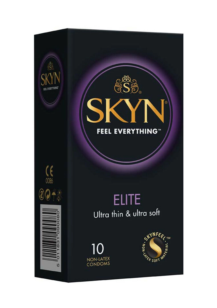SKYN Elite Ultra-Thin Latex-Free Condoms 10-Pack by Mates - Anelma SKYN Elite Ultra-Thin Latex-Free Condoms 10-Pack by Mates