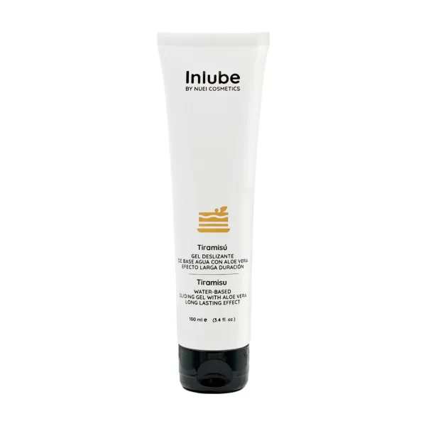 Nuei INLUBE Water-Based Gel Tiramisu Aroma 100ml Vegan Formula. Solid erection. See formula