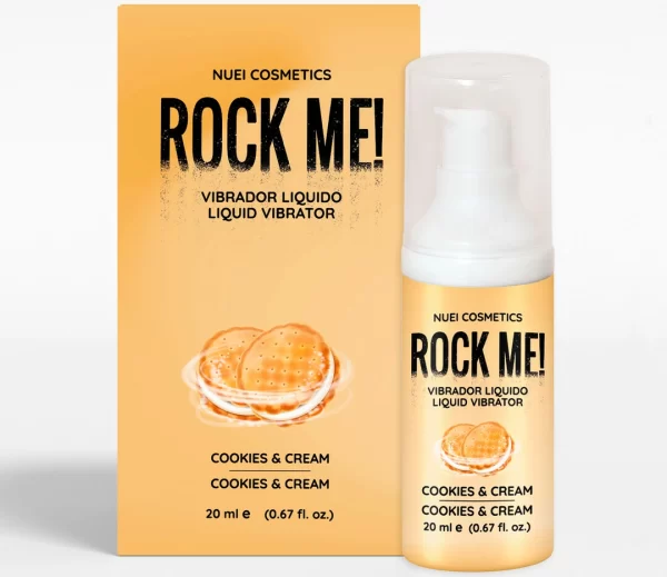 Nuei Rock Me! Liquid Vibrator Gel Cookies & Cream 20ml