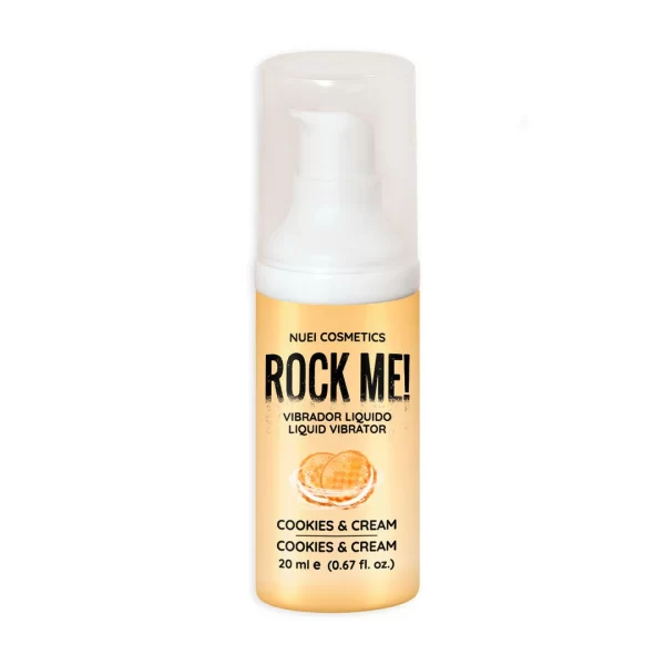 Nuei Rock Me! Liquid Vibrator Gel Cookies & Cream 20ml - Vegan Formula. Oral. See formula
