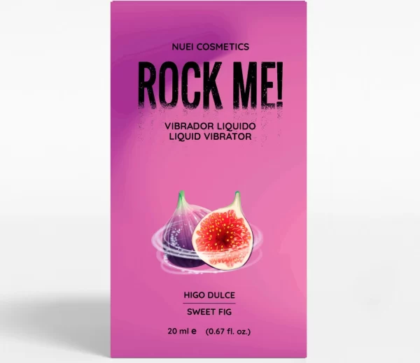 Nuei Rock Me! Liquid Gel Sweet Fig 20ml - Tingling Sensation Formula. Stimulating gel. See formula