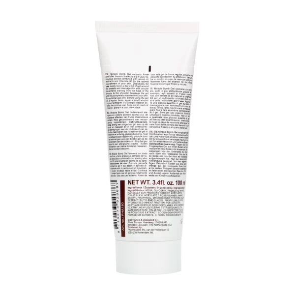 Cobeco Pharma Miracle Bomb Firming Breast Gel 100ml - Skin Care Formula. Natural. See formula