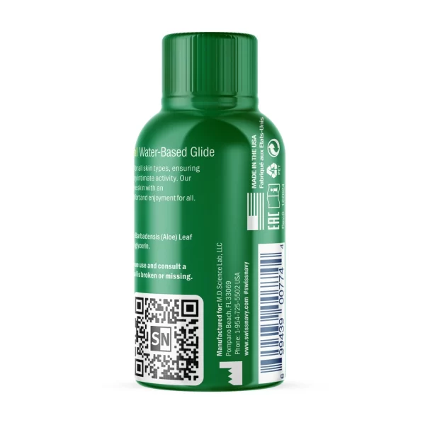 Swiss Navy Natural Intimate Lubricant Aloe Scent 30 ml Water-Based. Solid erection