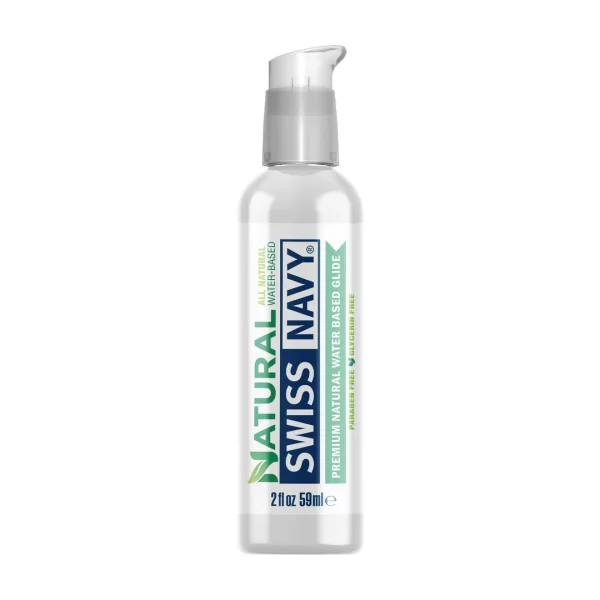 Swiss Navy Natural Water-Based Intimate Gel Aloe Scent 59ml. Solid erection